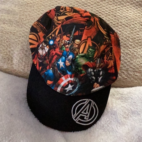 🦸NWOT “ Marvel Avengers Cap “Just Way Too Awesome Unisex Hat Wardrobe Must 🦸 - Picture 2 of 10
